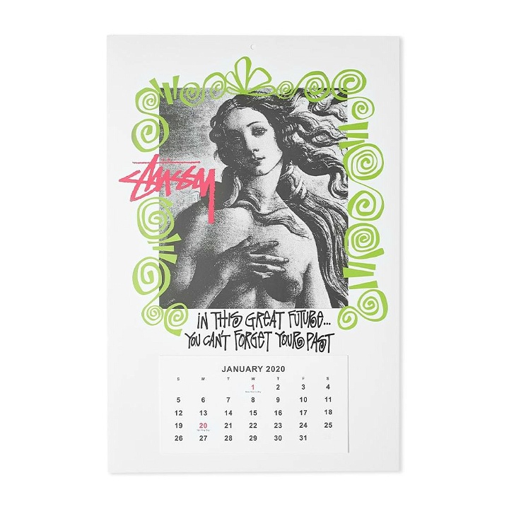 Photo: Stussy 2020 Wall Calendar