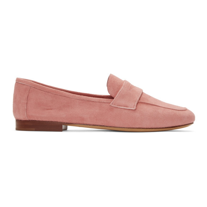 Photo: Mansur Gavriel Pink Suede Classic Loafers