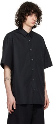 Comme des Garçons Homme Black Patch Pocket Oversized Shirt
