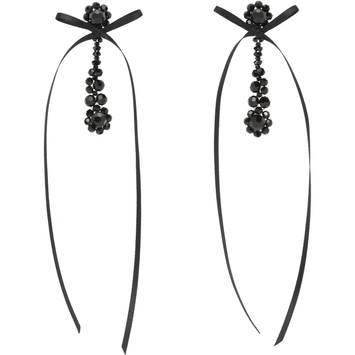 Photo: Simone Rocha Victorian Drip Bow Earrings