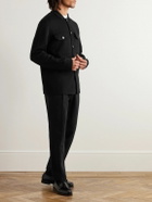 Orlebar Brown - Brigg Merino Wool Overshirt - Black