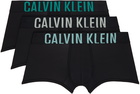 Calvin Klein Underwear Three-Pack Black Intense Power Micro Boxer Briefs