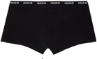 Hugo Five-Pack Black Stretch Boxer Briefs