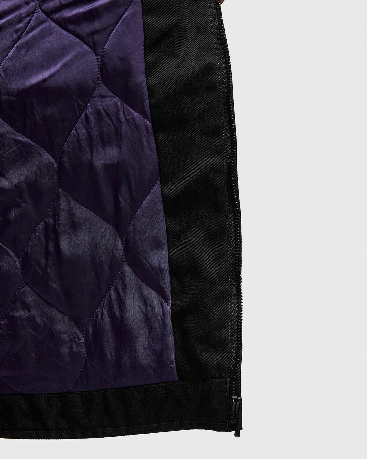 Needles Work Jacket - PE/C Twill Black Mens Bomber Jackets/Overshirt