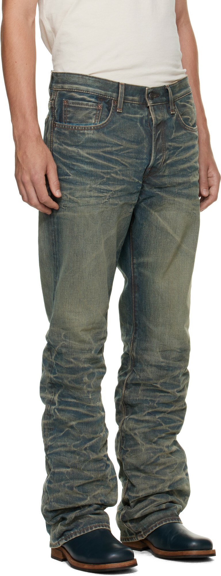 Acne Studios Blue Regular Fit 2010 Jeans