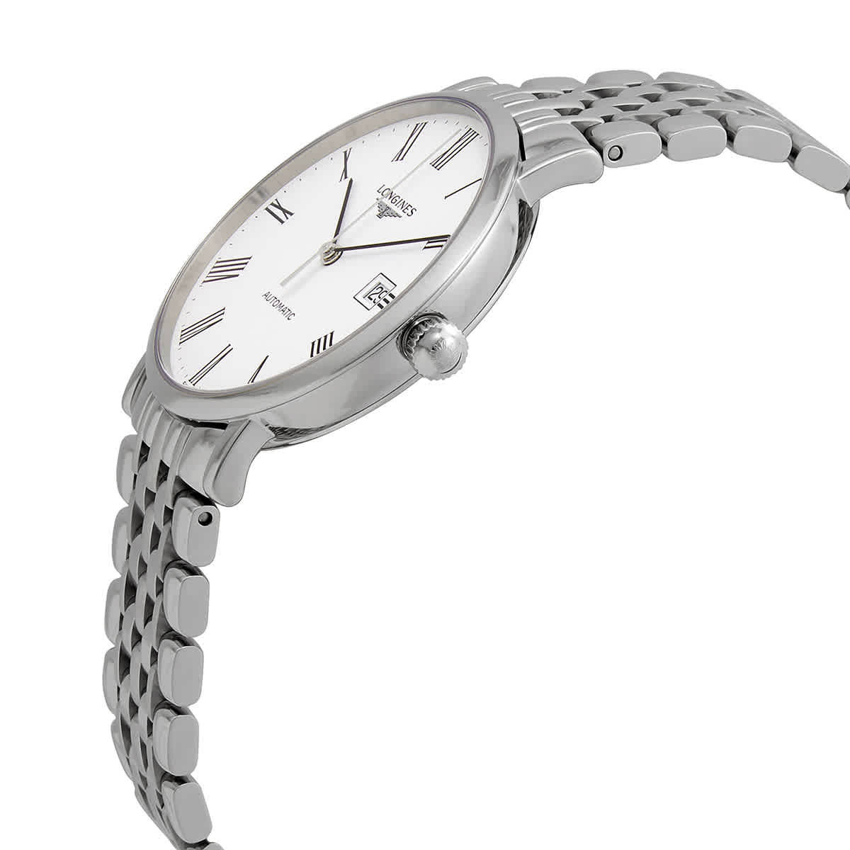 Longines Elegant Automatic White Dial Mens Watch L4.910.4.11.6