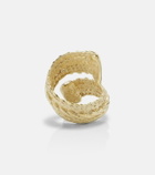 Ysso Aella 24kt gold-plated ring