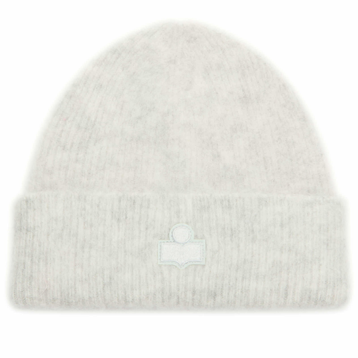 Isabel Marant Women's Peeta Fluffy Beanie Hat in Light Grey 