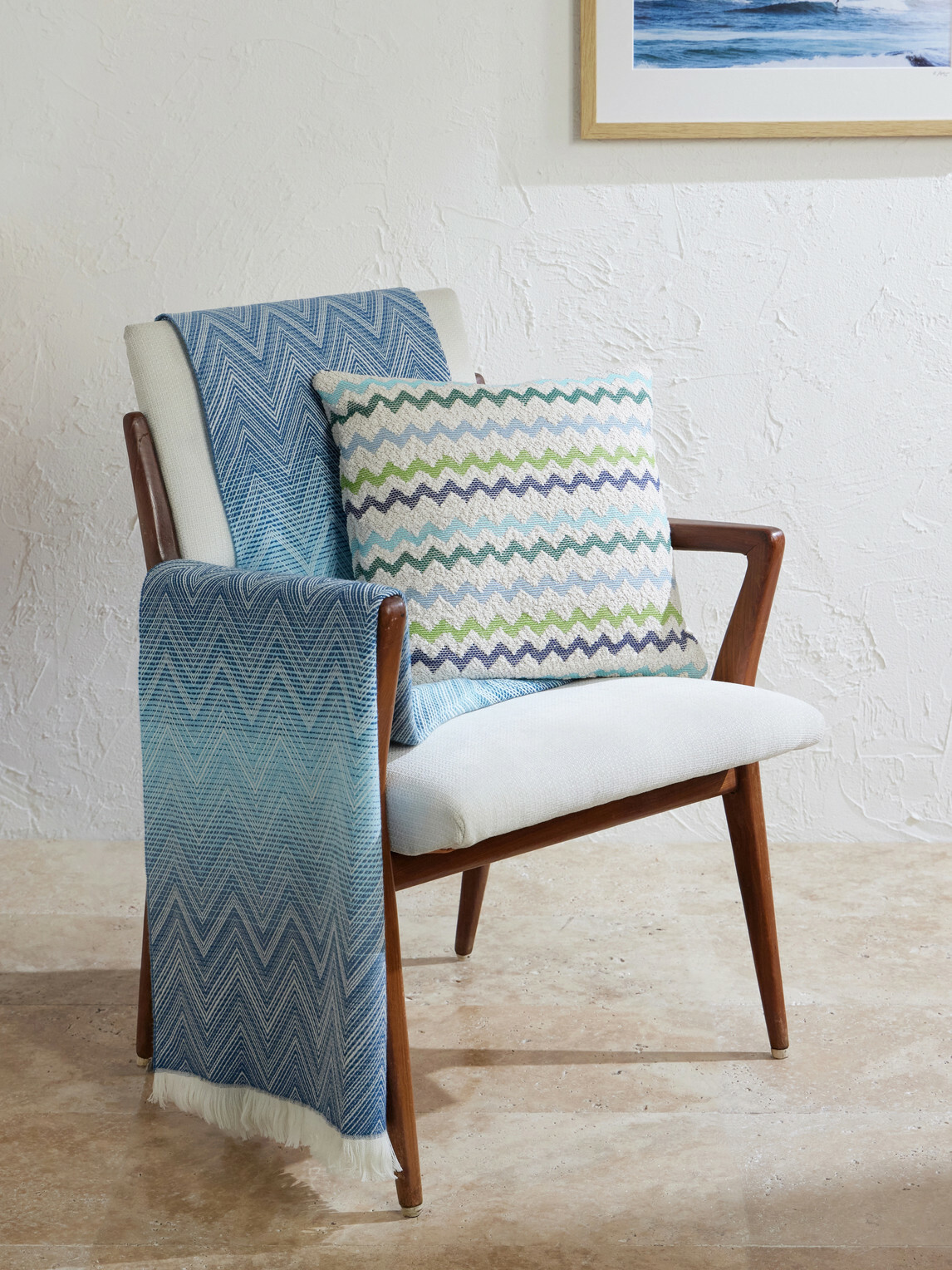 Missoni Home - Timmy Fringed Striped Wool Throw
