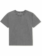 mfpen - New Garment-Dyed Brushed Organic Cotton-Jersey T-Shirt - Gray