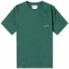 Wooyoungmi Men's Box Logo T-Shirt in Fresh Green