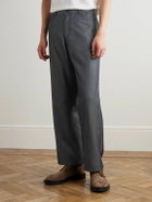 Mr P. - Straight-Leg Wool and Mohair-Blend Jeans - Blue