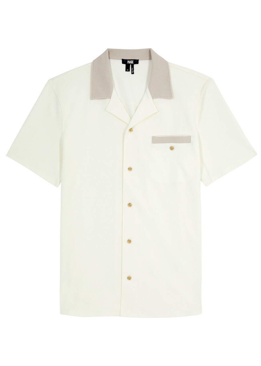 Paige Roan Stretch-knit Shirt White