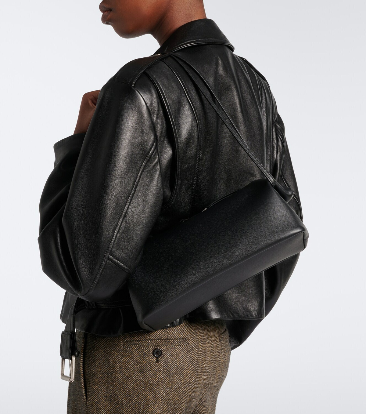 Nour Hammour Kenza leather shoulder bag