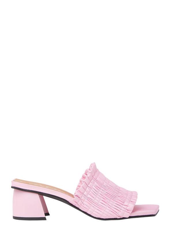 Photo: GANNI Smock Kitten Heel Mules
