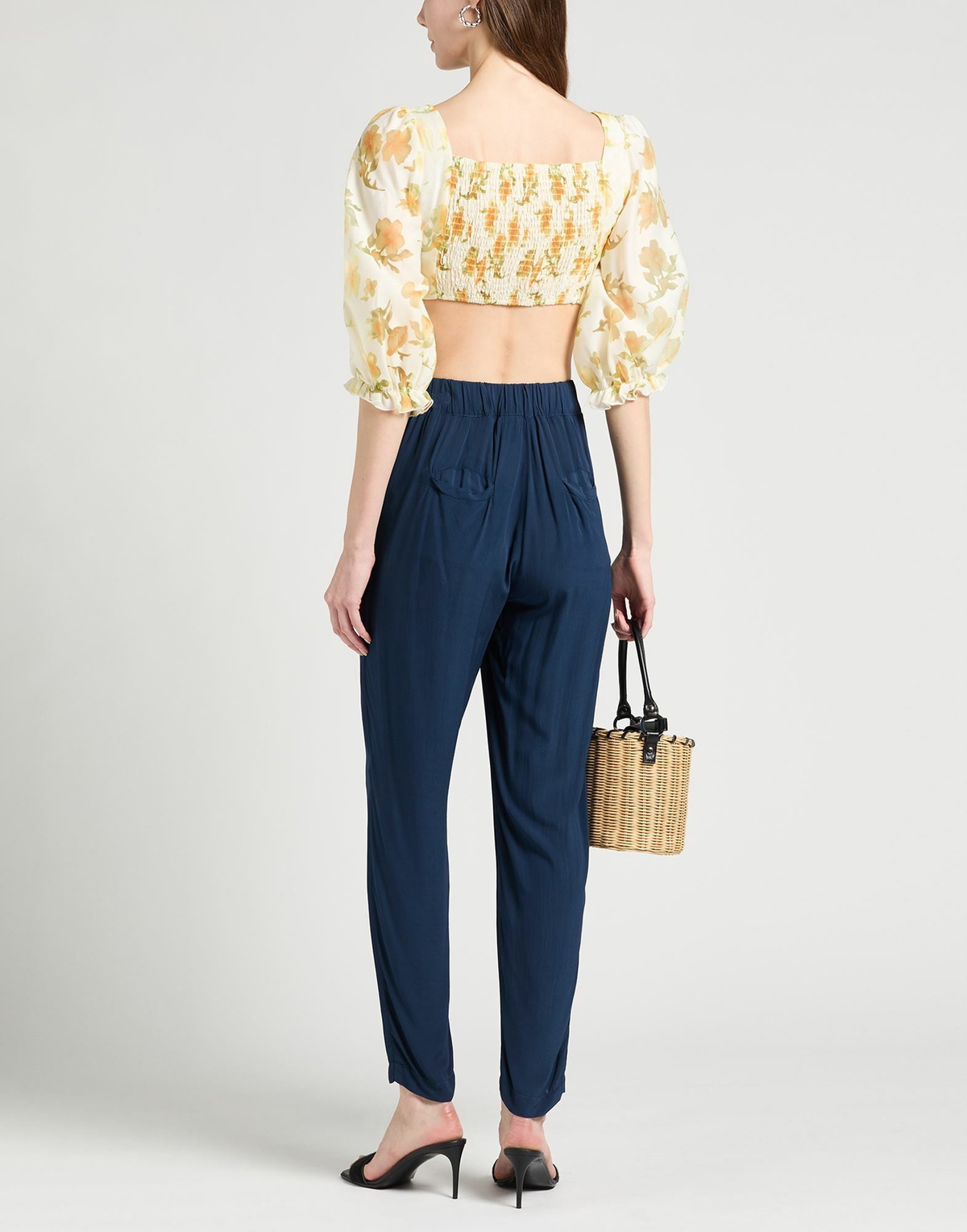 Alessia Santi Womens Pants Midnight in Blue
