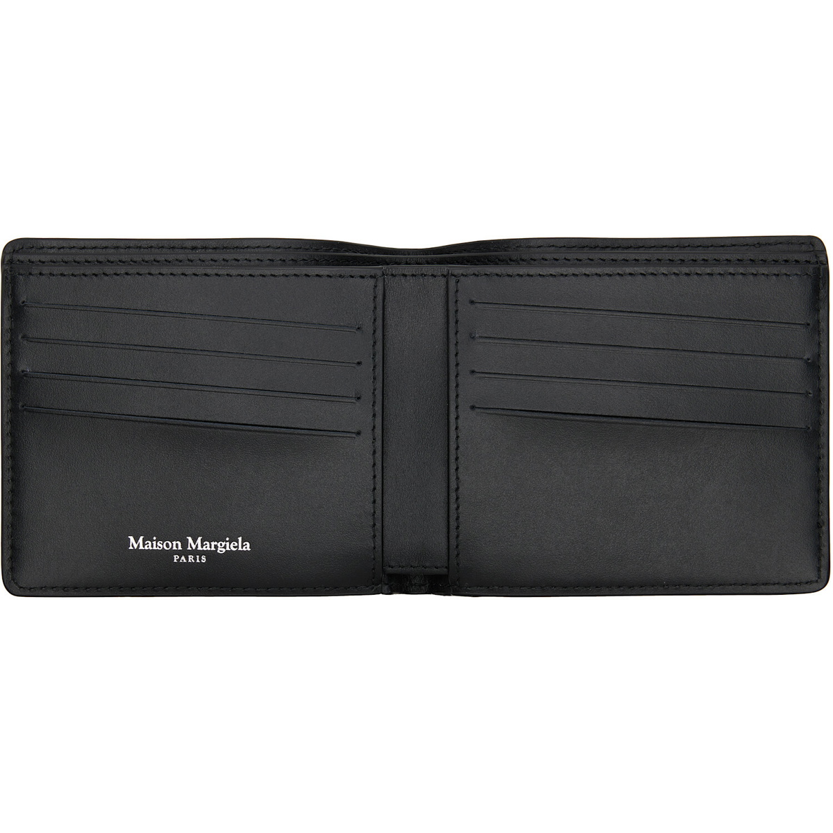 Maison Margiela Black Four Stitches Wallet
