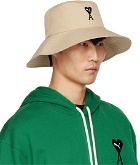 AMI Alexandre Mattiussi Beige Puma Edition Bucket Hat