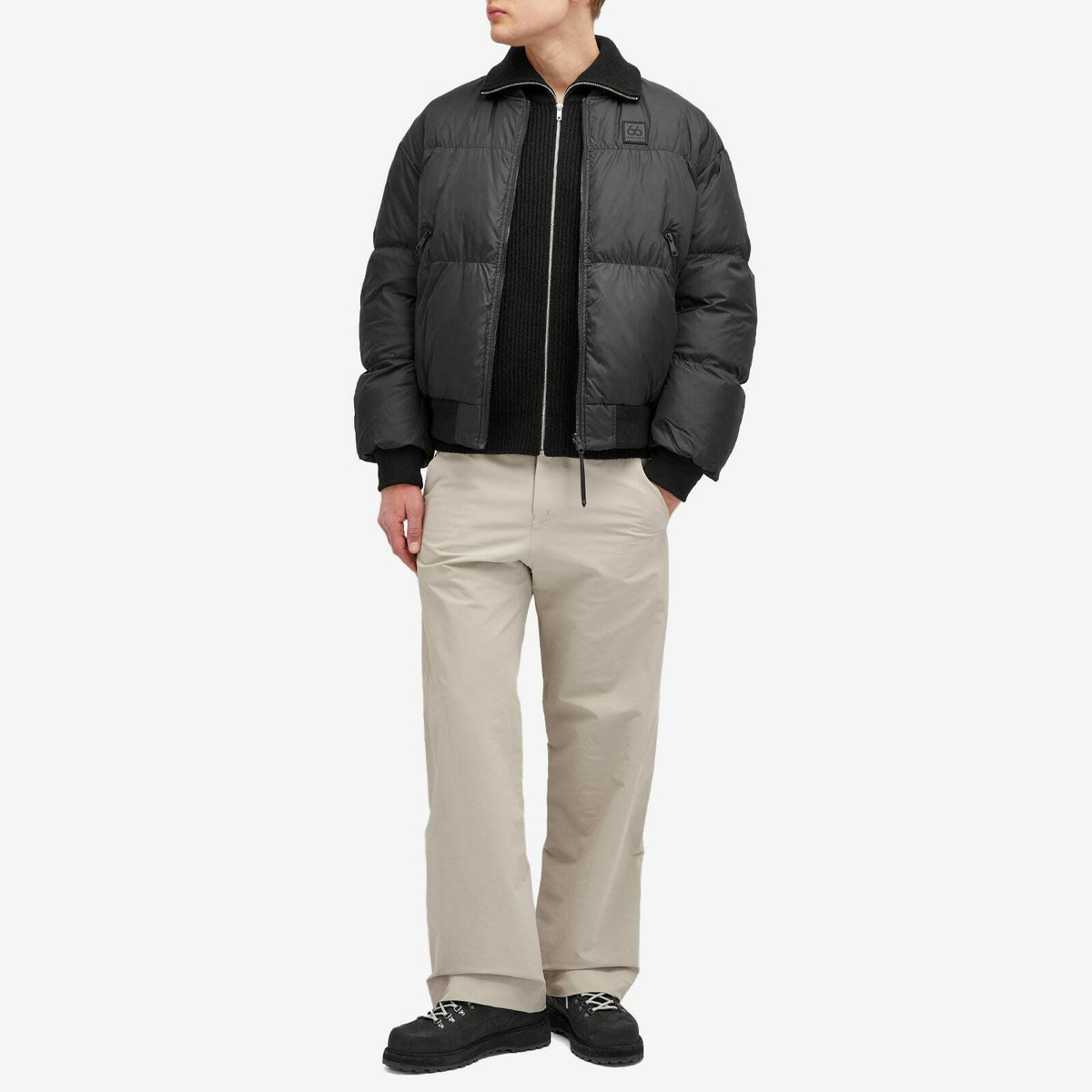 66° North Men's Dyngja Bomber Jacket in Black 66° North