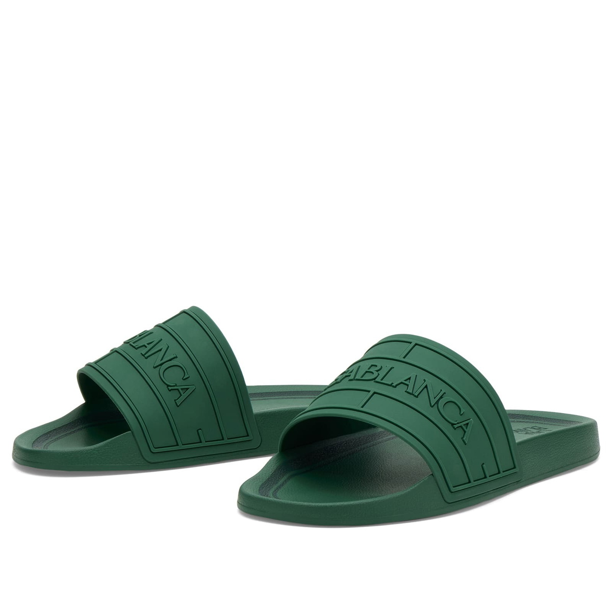 Casablanca Men's Pool Slider in Green