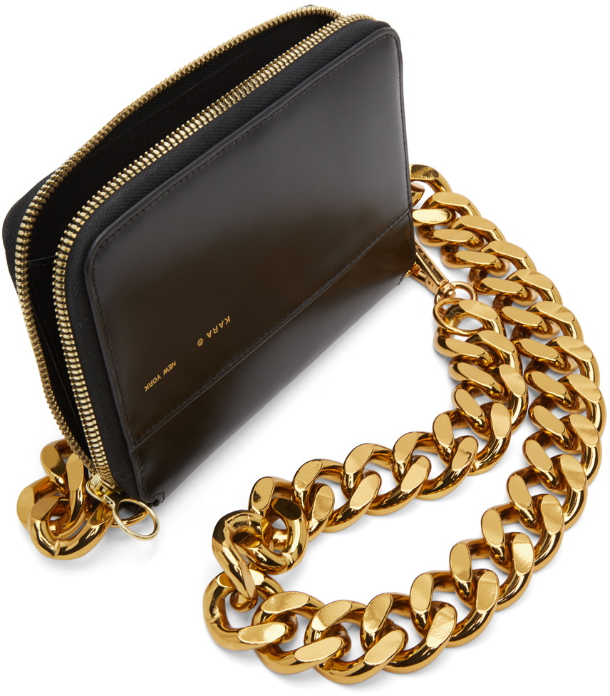 KARA Black Large Bike Shoulder Bag