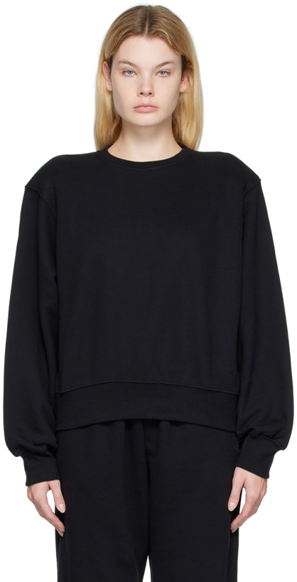 Photo: The Frankie Shop Black Vanessa Sweatshirt