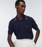 Brunello Cucinelli - Ribbed-knit polo shirt