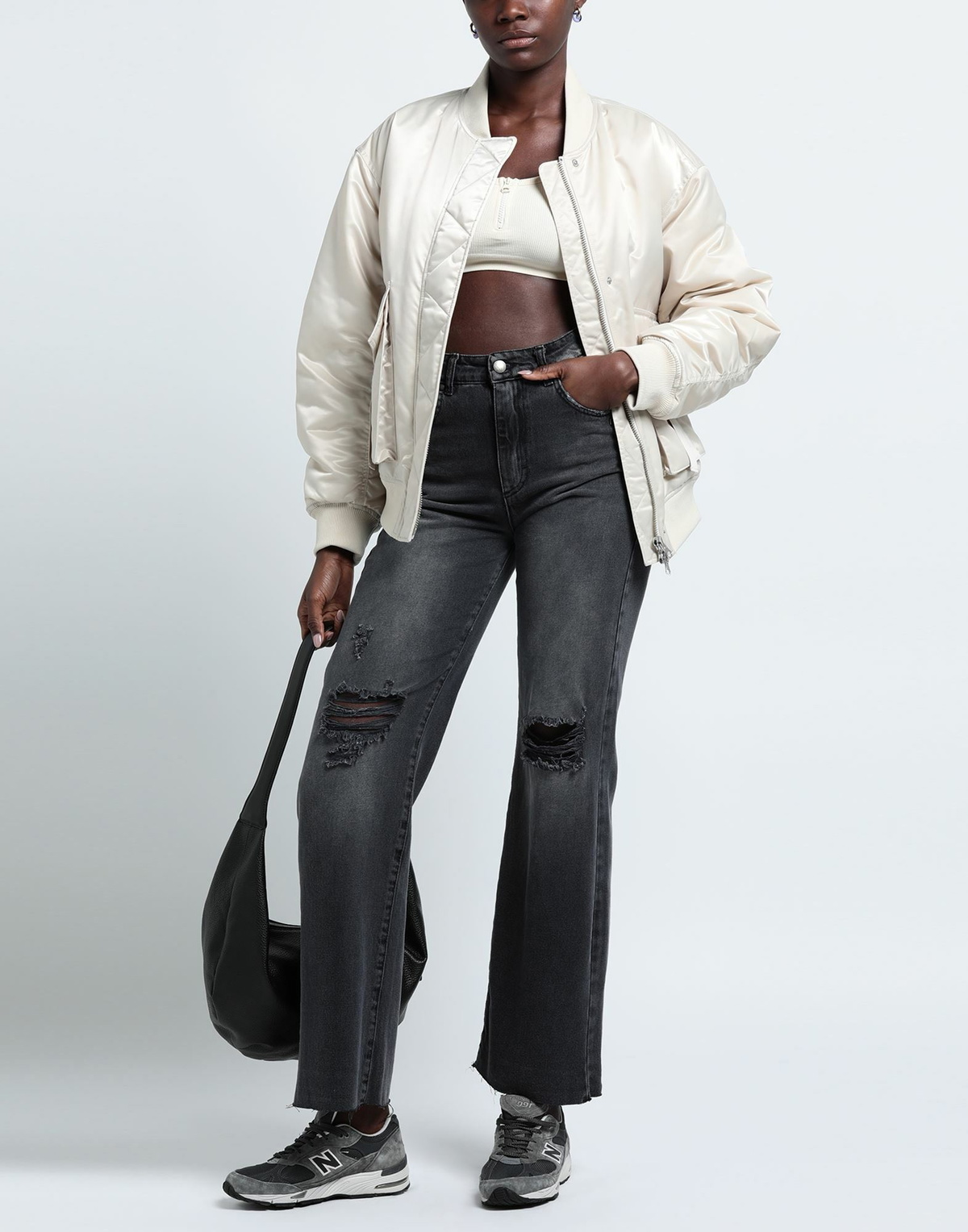Berna Womens Jeans in Black