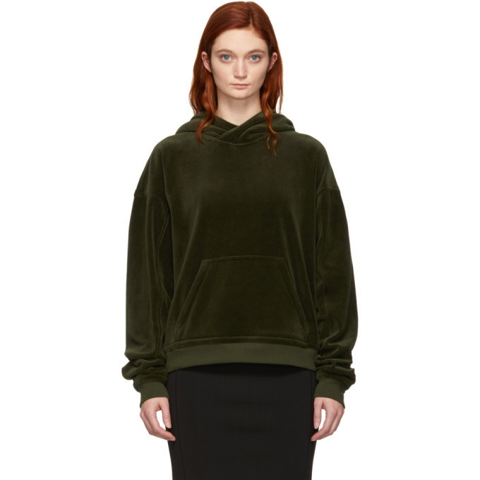 Photo: Haider Ackermann Khaki Velvet Hoodie