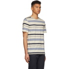 A.P.C. Off-White and Blue Robert T-Shirt