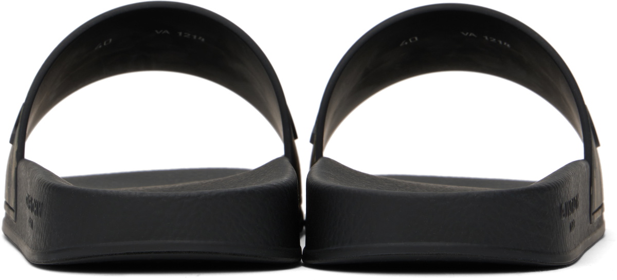 Givenchy Black & Khaki Slide Flat Pool Slides