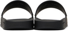 Givenchy Black & Khaki Slide Flat Pool Slides