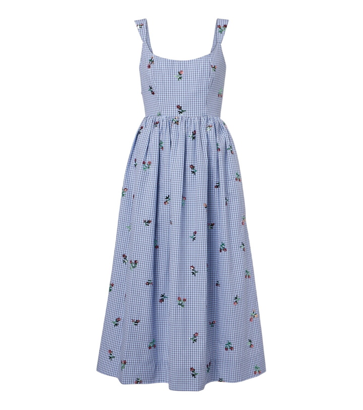 Photo: Markarian Nara sequined gingham cotton midi dress