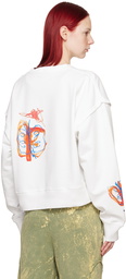 Études White Ciment Parade Été Sweatshirt