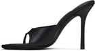 Alexander Wang Black Lucienne 105 Thong Heeled Sandals
