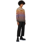 Missoni Orange Knit Striped Sweater