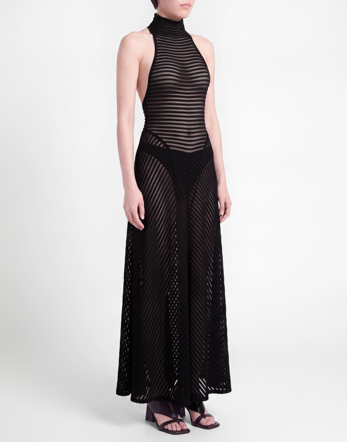 Alaïa Womens Midi dress in Black