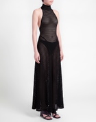 Alaïa Womens Midi dress in Black