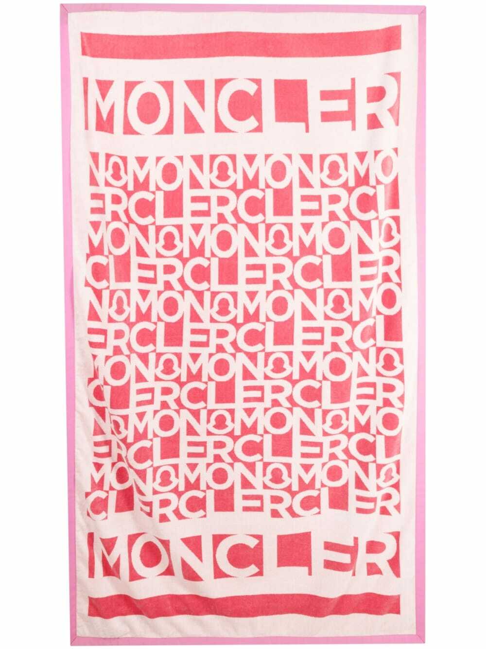 MONCLER - Logo Beach Towel Moncler