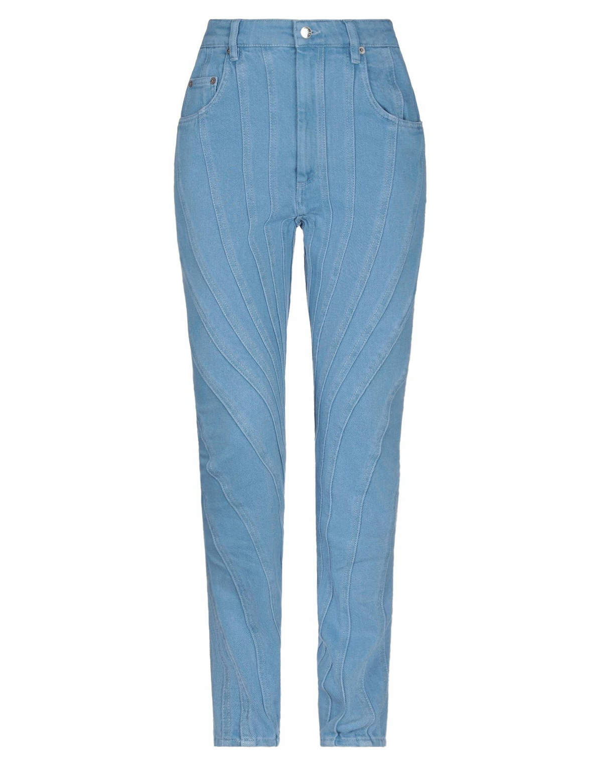Mugler Womens Jeans in Blue