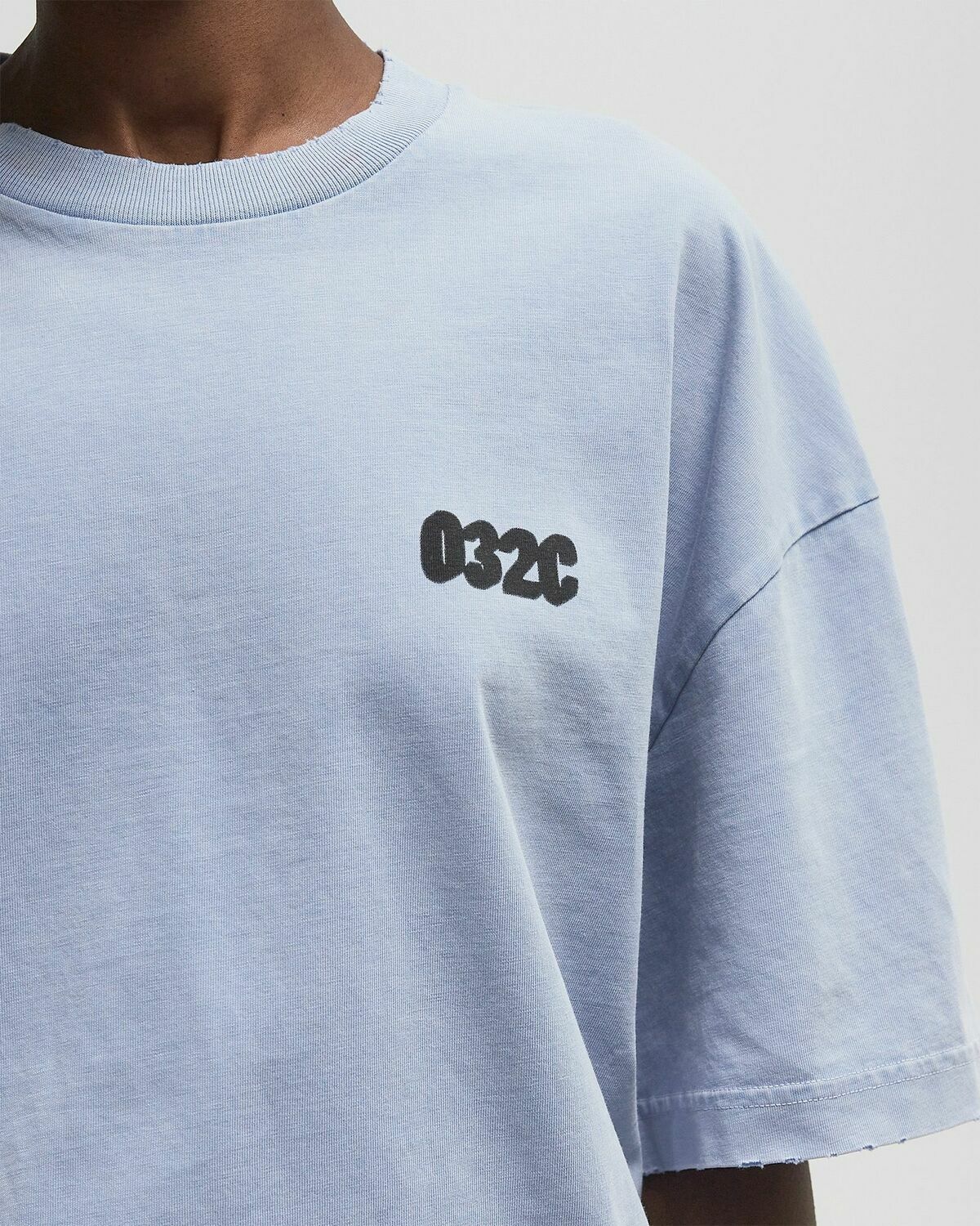 032c LOVES TEE Blue Womens Shortsleefe