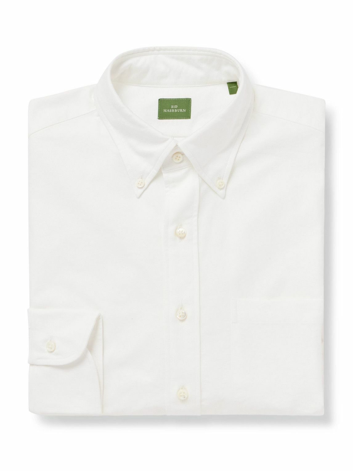 Sid Mashburn - Button-Down Collar Cotton Oxford Shirt - White