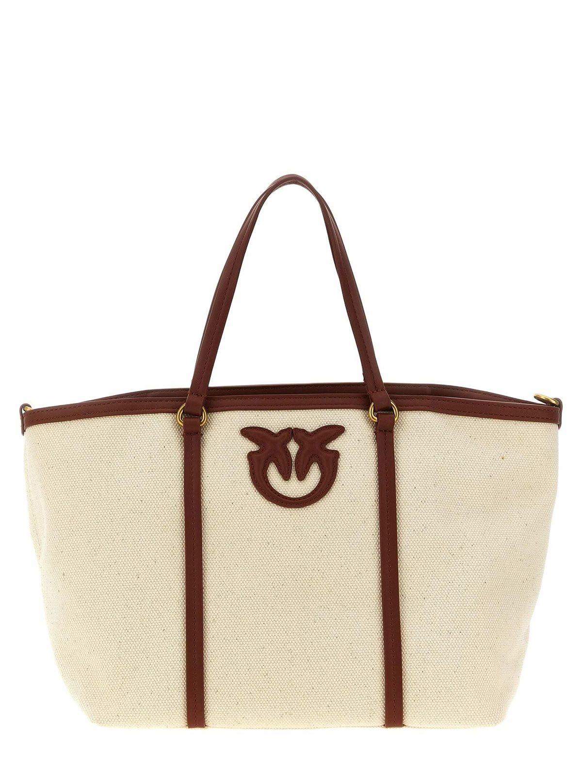 トートバッグ Pinko Brioche Handle Bag PINKO Mini Brioche Embellished Tote Bag | Black | FARFETCH SG