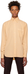 TOM FORD Yellow Garment Dyed Shirt