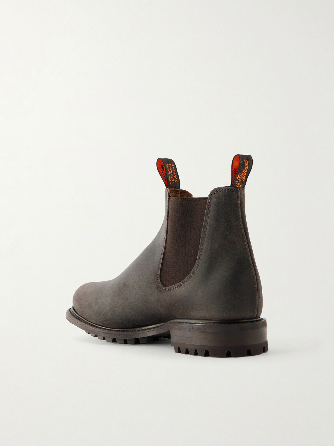 R.M.Williams - Gardener Waxed-Suede Chelsea Boots - Brown