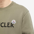 Moncler Men's Trademark Logo Crew Sweat in Khaki