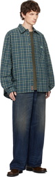 ERL Green Plaid Shirt