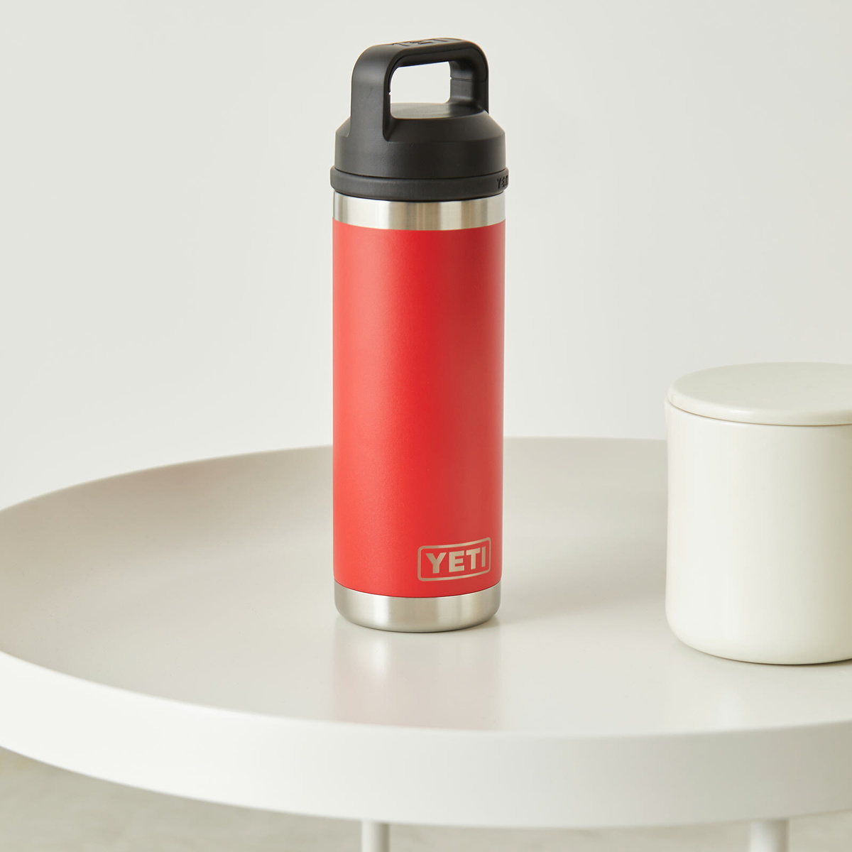 YETI 18oz Rambler Bottle in Rescue Red 