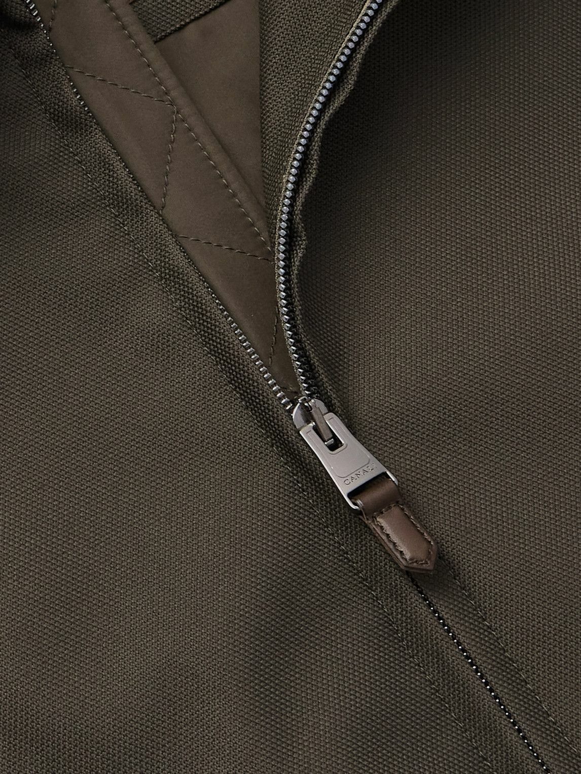 Canali - Shell Bomber Jacket - Brown