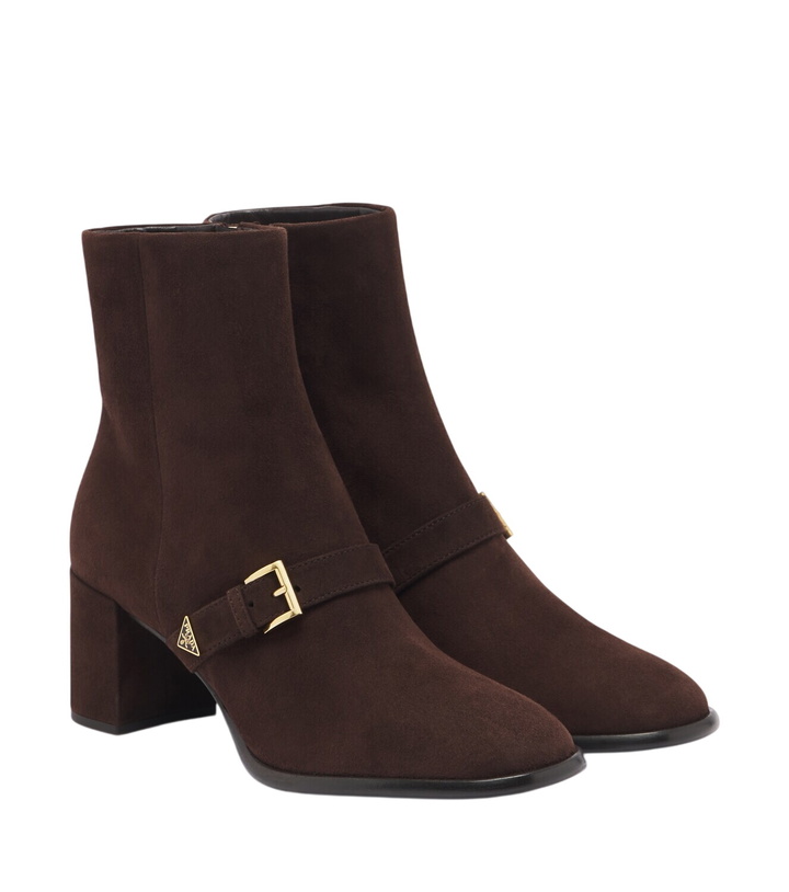 Photo: Prada Suede ankle boots